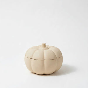 Decorative Luna Pumpkin cement Jar Lunarie sand small