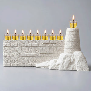Modern  Menorah  Tower of David Lunarie