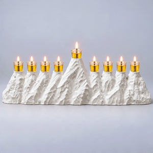 Mount Sinai Menorah cement lunarie
