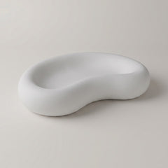 Crescent Dish by Lunarie featuring a smooth crescent moon-inspired shape and matte finish, ideal as a jewelry catchall dish and decorative home accent.