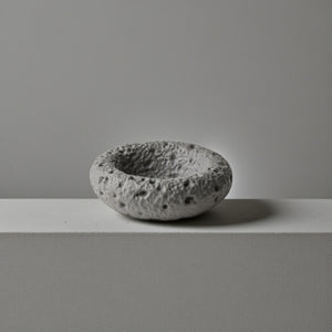 Moonstone Hollow Bowl by Lunarie featuring a moon-inspired textured surface and organic sculptural design for modern home décor.