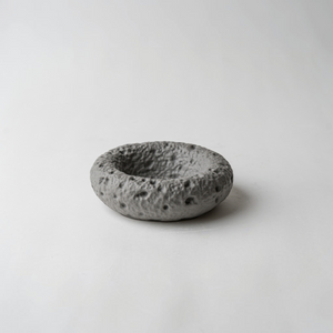 Moonstone Hollow Bowl by Lunarie featuring a moon-inspired textured surface and organic sculptural design for modern home décor.