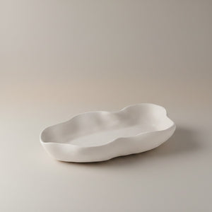 Nest Centerpiece Bowl by Lunarie featuring an organic sculptural shape with flowing curves, ideal as a decorative centerpiece bowl for modern home décor.