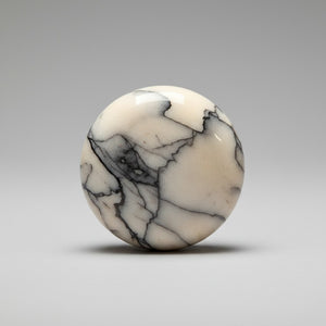 Noir Blanc Vein Marble Trinket Dish by Lunarie made from natural white marble with black veining, used as a luxury jewelry tray and catchall dish.